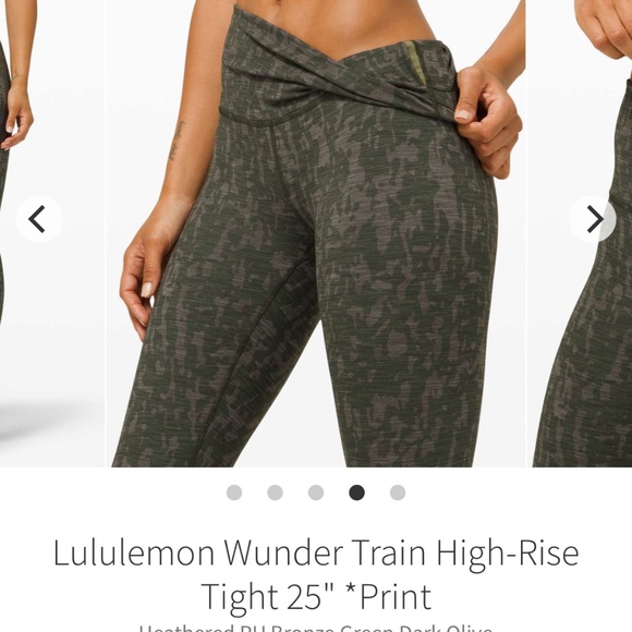 Lululemon Wunder Train 25” legging - Picture 2 of 6